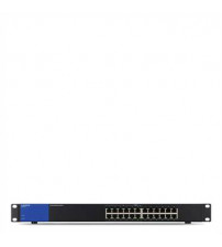 LINKSYS LGS124P 24-PORT RACKMOUNT BUSINESS GIGABIT POE+ SWITCH